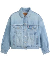 Levi's - Jassen ,Blauw ,Katoen 90S Trucker Jacket - Lyst