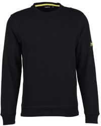 Barbour - Hoodies & Sweatvesten ,Zwart ,Katoen Legacy Sweatshirt Met Ronde Hals - Lyst