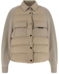 Brunello Cucinelli - Gewatteerde Donsjas - Lyst
