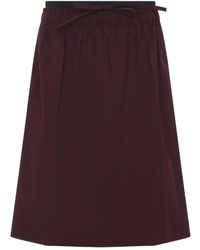 Prada - Polyester Midi Rok - Lyst