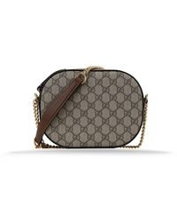 Gucci - Stilvolle Leder Umhängetasche - Lyst