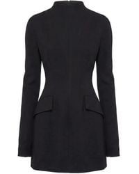 Sportmax - Kleedjes ,Zwart ,Wol Spxtefrite Mini Jurk - Lyst