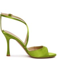 Roberto Festa - Xose Satin Sandal Pistacchio Grün - Lyst