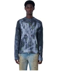 Acne Studios - Verwaschener Zip-Up Sweater - Lyst