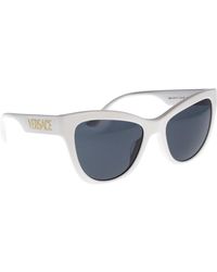 Versace - Ikonoische sonnenbrille mit einheitlichen gläsern - Lyst