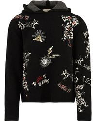 Akep - Hoodies & Sweatvesten ,Zwart ,Wol Sweaters - Lyst