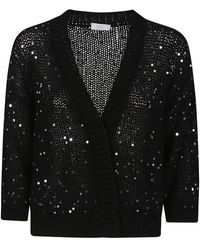 Peserico - Schwarzer Pullover Für Frauen - Lyst