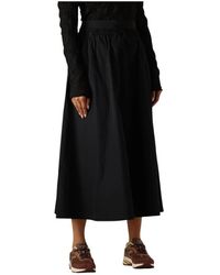 Summum - Elegante Zwarte Midi Rok - Lyst