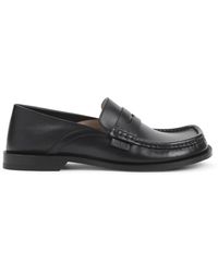 Loewe - Campo Flap Back Loafers - Lyst