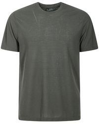 Zanone - Baumwoll-T-Shirt Mit Kurzen Ärmeln - Lyst