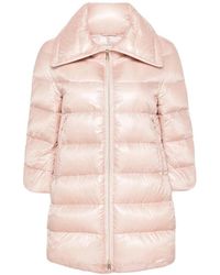 Herno - Jassen ,Roze ,Nylon Cleofe Down Jacket - Lyst