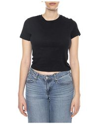 Levi's - Tops ,Zwart ,Katoen Essential Sporty Tee - Lyst