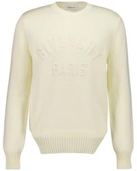 Givenchy - Truien & Vesten ,Katoen Cotton Paris Sweater - Lyst