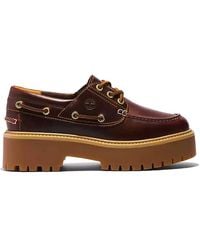 Timberland - Lederboot-mokassin für frauen - Lyst