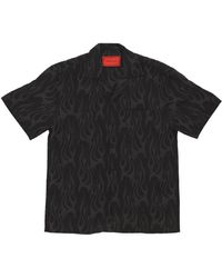 Vision Of Super - Flames aop shirt schwarz streetwear - Lyst
