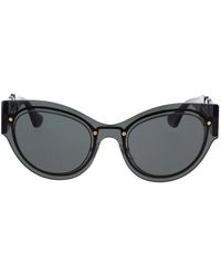Versace - Cat-eye sonnenbrille mit medusa-logo - Lyst