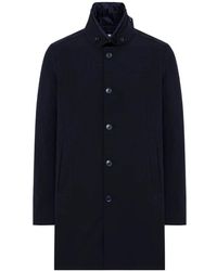 DUNO - Jassen ,Blauw ,Donkerblauwe Palladium Jas - Lyst