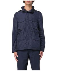 Aspesi - Blaue Feldjacke Für Männer - Lyst