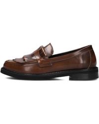 Stefano Lauran - Schoenen ,Bruin ,Wol Bruine Leren Loafers Voor Herfst/Winter - Lyst