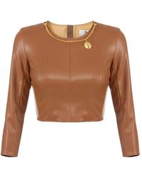 Elisabetta Franchi - Long Sleeve Tops - Lyst