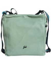 Gabs - Icon Leder Schultertasche Grün - Lyst