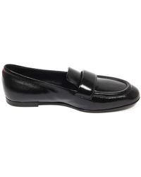 Halmanera - Vintage-Effekt Loafers Edin03 Glaze Nero - Lyst