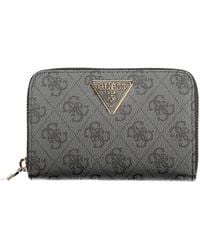 Guess - Zwarte Portemonnee Laurel Ii Slg - Lyst