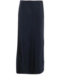 Vince - Rokken ,Blauw ,Naia Acetate Lange Rok - Lyst