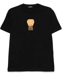 Versace - Schwarze Medusa Print T-Shirts Und Polos - Lyst
