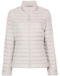 Calvin Klein - Jassen ,Grijs ,Polyester Grijze Puffer & Donzen Jas - Lyst