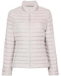 Calvin Klein - Jassen ,Grijs ,Polyester Grijze Puffer & Donzen Jas - Lyst