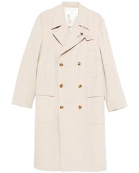 Lardini - Double-Breasted Coats - Lyst