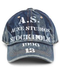 Acne Studios - Logo Cap - Lyst