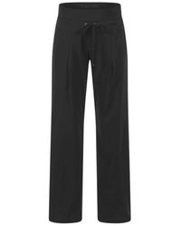 RAFFAELLO ROSSI - Comfortabele En Stijlvolle Zwarte Broek - Lyst