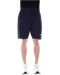 Barbour - Blaue shorts reißverschluss knöpfe taschen - Lyst