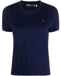 Polo Ralph Lauren - Blauer casual sweatshirt frauen erwachsene - Lyst