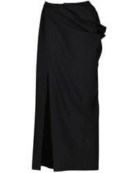 McQueen - Gedrapeierter Rock Für Frauen - Lyst
