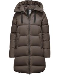 Bomboogie - A-Lijn Nylon Donsjas Met Capuchon - Lyst