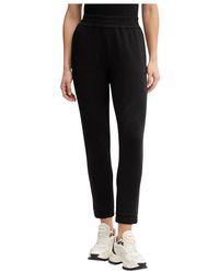 ARMANI EXCHANGE - Broeken ,Zwart ,Katoen Jogger Broek Met Logo - Lyst