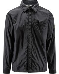 Stone Island - Jassen ,Zwart ,Prima Loft-Tc Jacket - Lyst