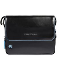 Piquadro - Personalizable, Leather &#39;S Crossbody Bag For Ipadmini With Rfid Protection - Lyst