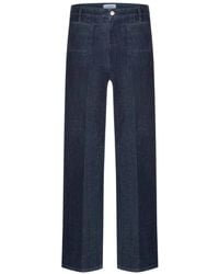 Cambio - Jeans ,Blauw ,Denim Tess Wide Jeans - Lyst