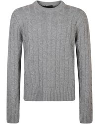 Prada - Round-Neck Knitwear - Lyst