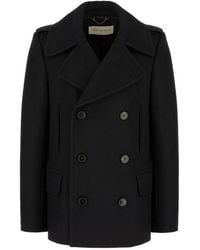 Dries Van Noten - Double-Breasted Jas - Lyst