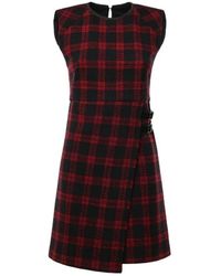 Pinko - Kleedjes ,Veelkleurig ,Wol Amaranda Mini Jurk - Lyst