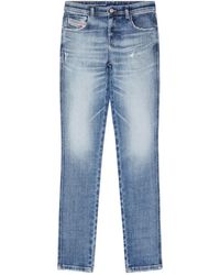 DIESEL - Jeans skinny babhila indaco - Lyst