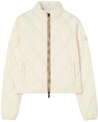 Burberry - Jassen ,Wit ,Piumino - Lyst