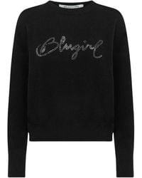 Blugirl Blumarine - Round-Neck Knitwear - Lyst