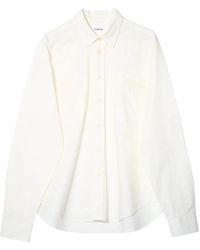 Soulland - Overhemden ,Katoen Albert Garment Dye Shirt - Lyst