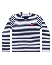 COMME DES GARÇONS PLAY - Long Sleeve T-Shirts - Lyst